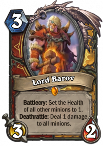 Hearthstone Lord Barov