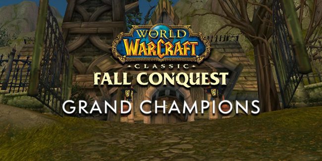 WoW Classic: chi sono i campioni regionali del Fall Conquest?