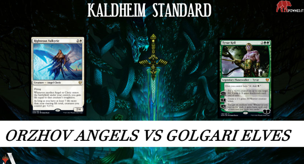 Kaldheim Standard decks: BW Angels vs BG Elves