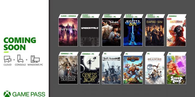 Xbox Game Pass: ecco tutti i nuovi titoli di marzo