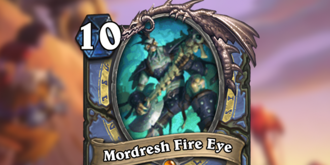 Hearthstone: svelate Mordresh Fire Eye ed una nuova rara del mago