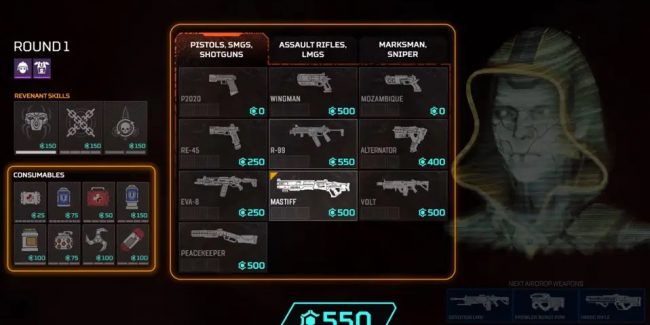 I devs di Respawn valutano di applicare dei cambiamenti ai prezzi delle armi in Arena