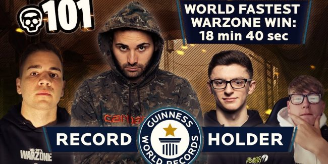Savy e compagni conquistano il record del mondo per la WIN più veloce su Warzone