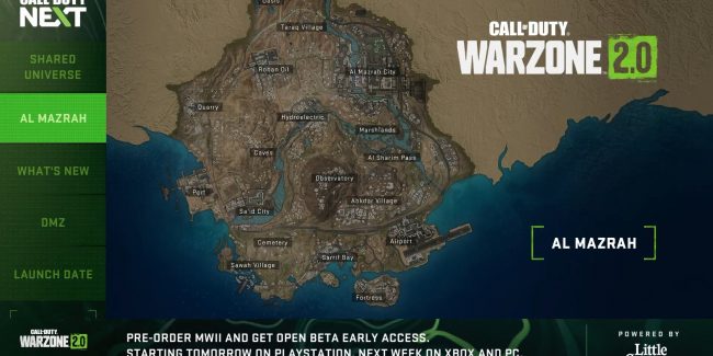 Anteprima della nuova mappa di Warzone 2 AL MAZRAH! Il GULAG diventa Co-op! Lancio previsto a metà Novembre