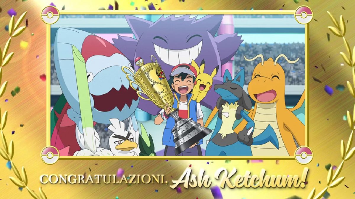 Pokémon: Ash diventa campione del mondo dopo 25 anni