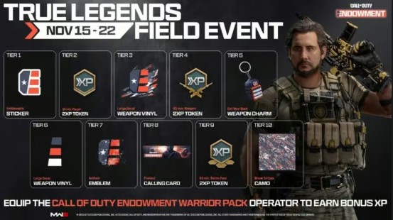 Evento True Legends su MW3 & Warzone: Ricompense GRATIS