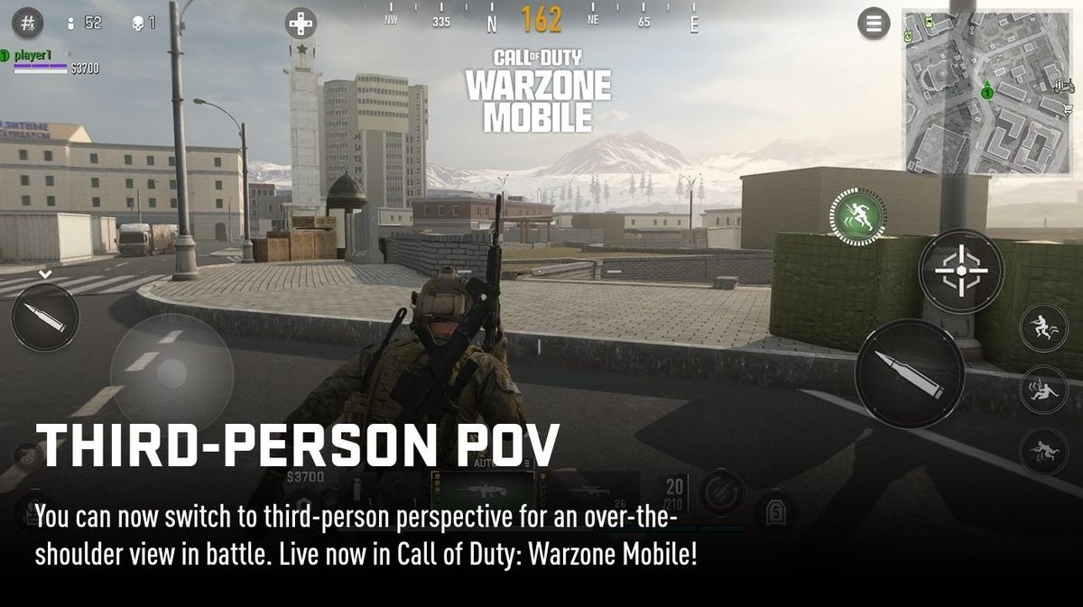 Warzone Mobile, ecco il gameplay del POV in terza persona