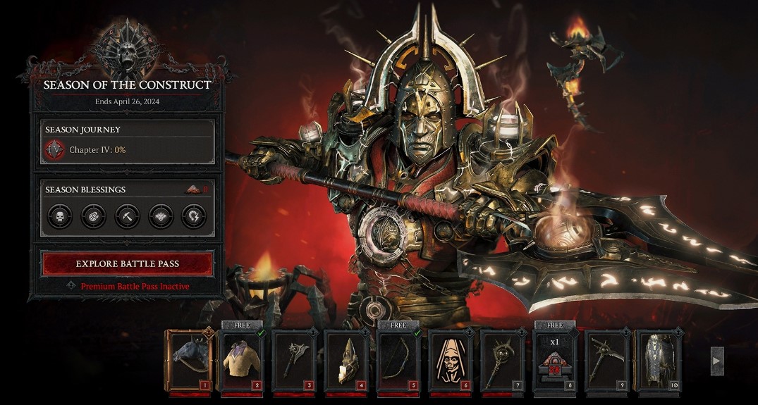 Diablo 4 Stagione 3 Battle Pass: Livelli, Ricompense, Prezzo e Altro