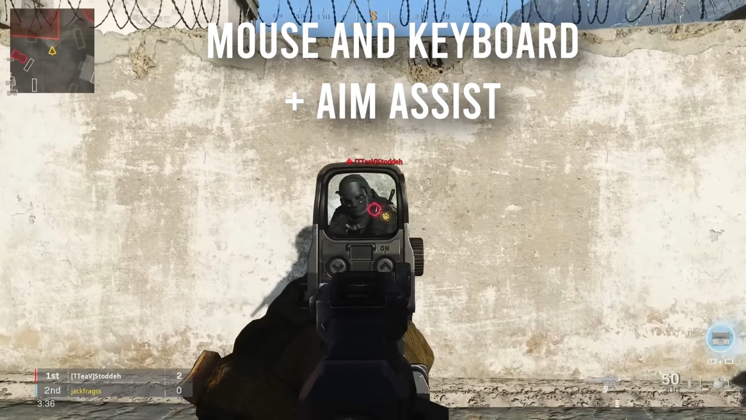 aim assist warzone