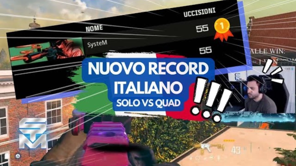 System vola su Warzone: 55 kill e nuovo record italiano “SOLO VS Squad”