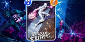 snap deck silver surfer